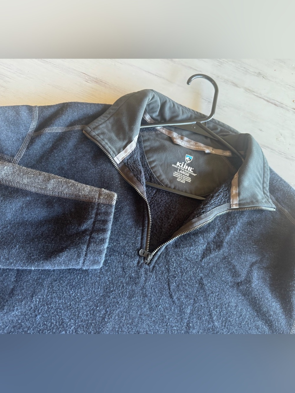 KÜHL Revel 1/4 Zip Kashmira Fleece Sweater Men’s L